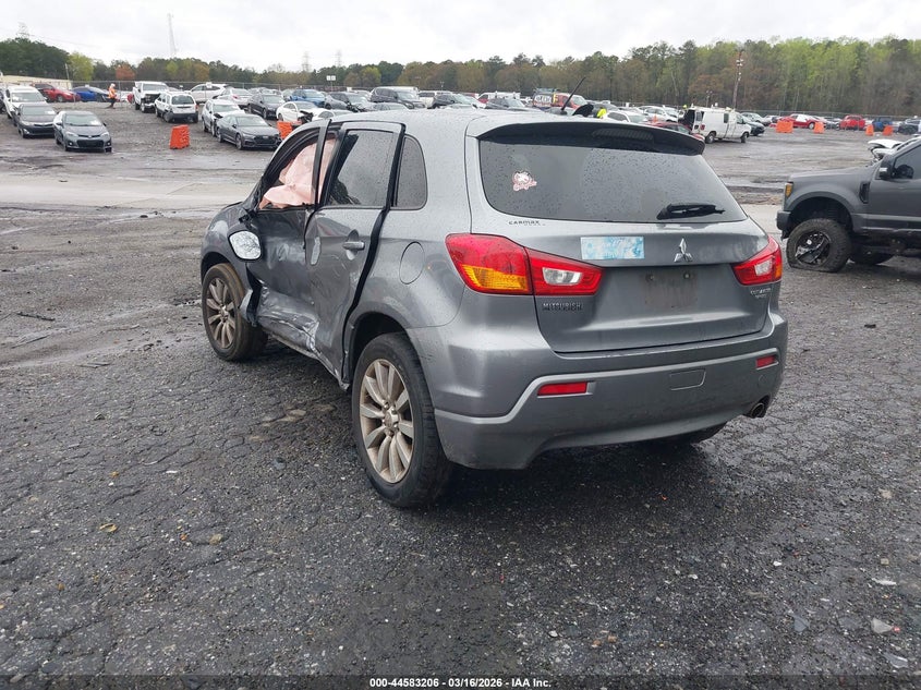 Vin: ja4ar4au6bz024279, lot: 45080110, mitsubishi outlander sport se 20113