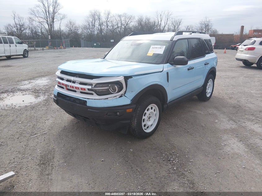 Vin: 3fmcr9g69prd64182, lot: 45080111, ford bronco sport heritage 20232