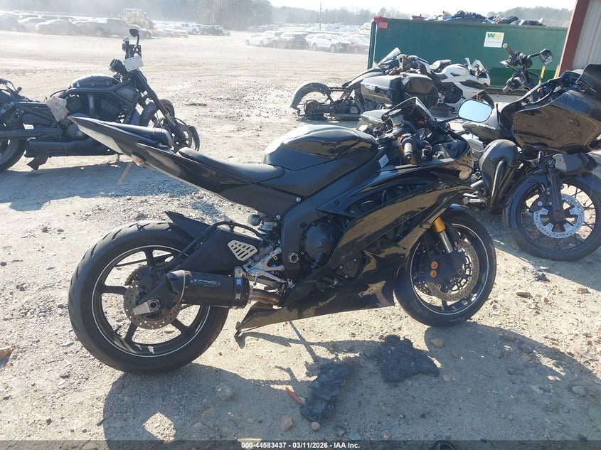 2011 Yamaha Yzfr6 VIN: JYARJ16E6BA022753 Lot: 44583437