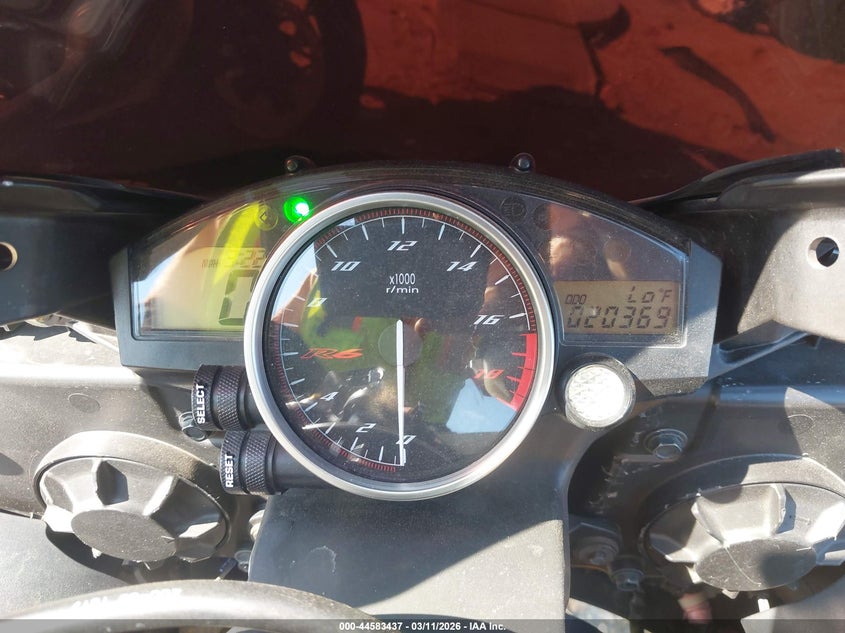 2011 Yamaha Yzfr6 VIN: JYARJ16E6BA022753 Lot: 44583437