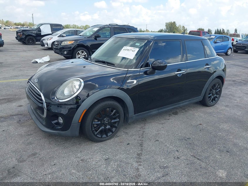 Vin: wmwxu1c56j2f81039, lot: 45080647, mini hardtop cooper 20182