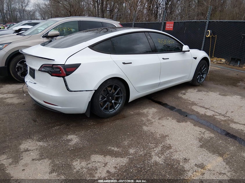 2022 TESLA MODEL 3 ELECTRIC(VIN: 5YJ3E1EB2NF159142