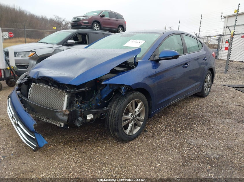 VIN 5NPD84LF2JH274337 2018 HYUNDAI ELANTRA SEL
