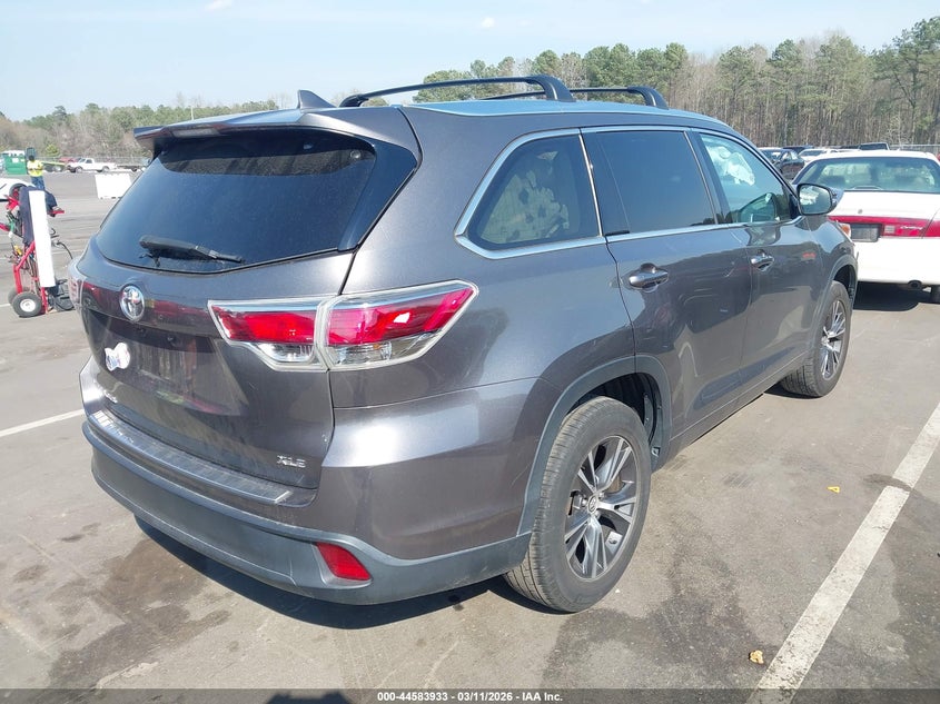2016 Toyota Highlander Xle V6
