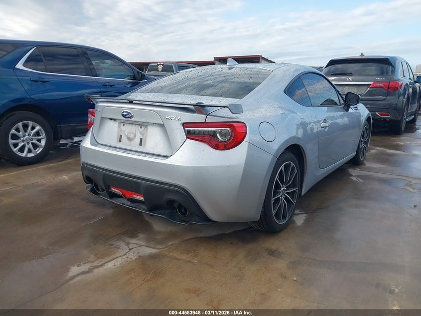 Vin: jf1zcac14h8600788, lot: 45080852, subaru brz limited 20174