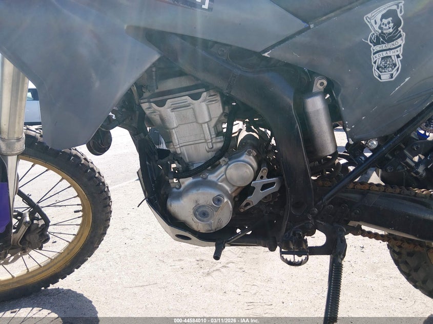 2008 Yamaha Wr250 R VIN: JYADG21YX8A000411 Lot: 44584010