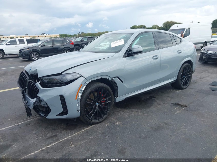 Vin: 5ux33ex04s9x58296, lot: 45081907, bmw x6 xdrive40i 20252