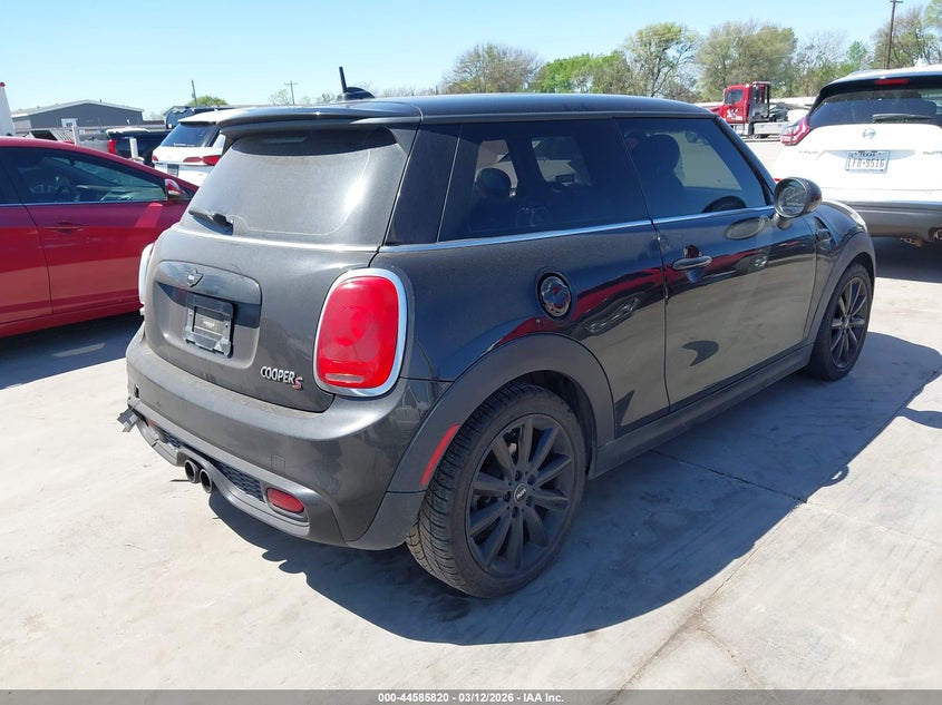 Vin: wmwxp7c52g3b92699, lot: 45082724, mini hardtop cooper s 20164