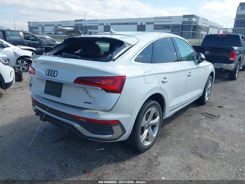 Vin: wa15aafy3m2081425, lot: 45083496, audi q5 sportback premium plus 45 tfsi quattro s tronic 20214