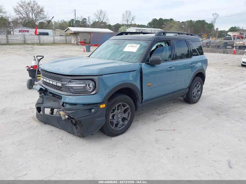 2021 Ford Bronco Sport Badlands 3FMCR9D99MRA77600 photo 1