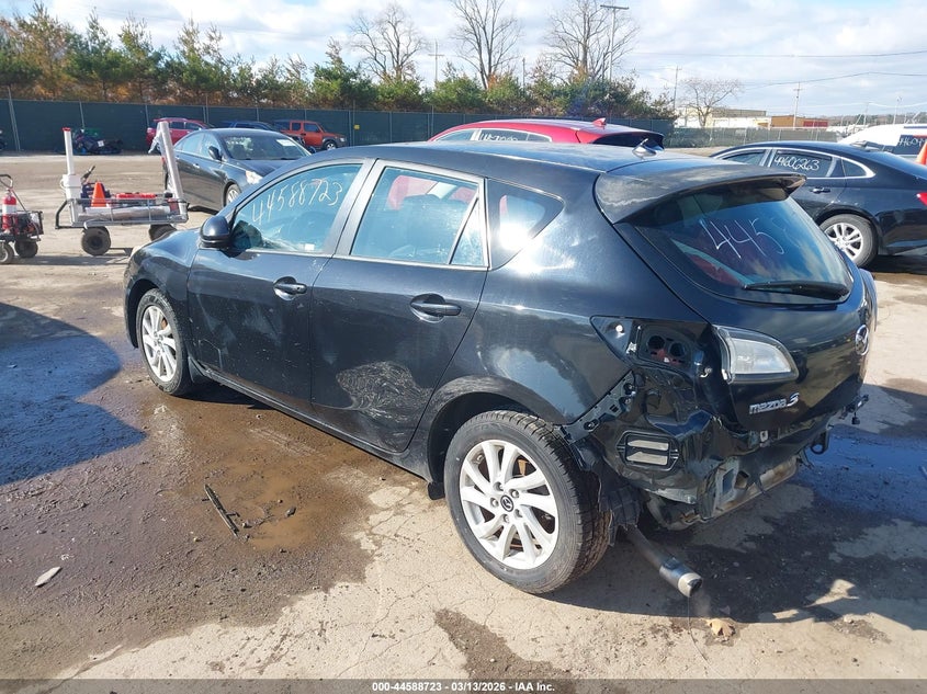Vin: jm1bl1lp8d1817473, lot: 45085627, mazda mazda3 i touring 20133