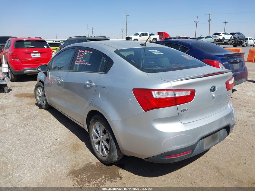 Vin: knadn4a38e6381147, lot: 45085646, kia rio ex 20143