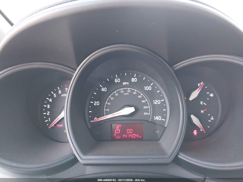 2014 Kia Rio Ex VIN: KNADN4A38E6381147 Lot: 44588742