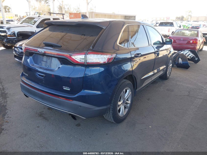 Vin: 2fmpk3j93hbb68972, lot: 45085668, ford edge sel 20174