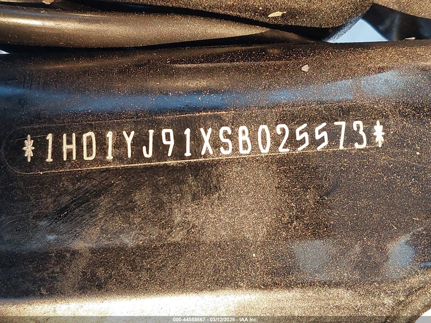 2025 Harley-Davidson Fxbb VIN: 1HD1YJ91XSB025573 Lot: 44588867