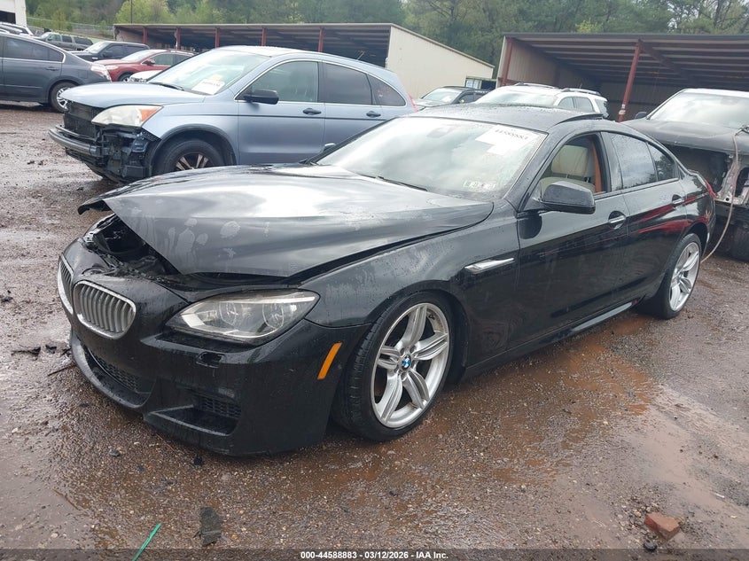 Vin: wba6b4c53ed099350, lot: 45085787, bmw 650i gran coupe xdrive 20142