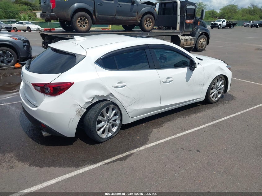 Vin: jm1bm1n39g1355596, lot: 45086042, mazda mazda3 s grand touring 20164