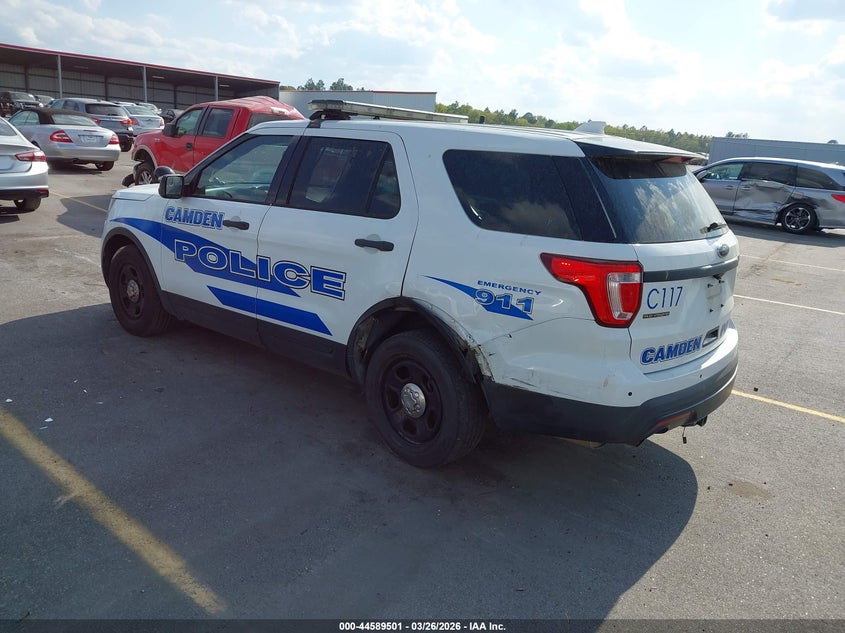 Vin: 1fm5k8ar8hge01581, lot: 45086405, ford explorer police interceptor 20173