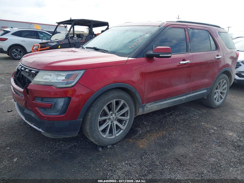 Vin: 1fm5k7f82gga72675, lot: 45086486, ford explorer limited 20162