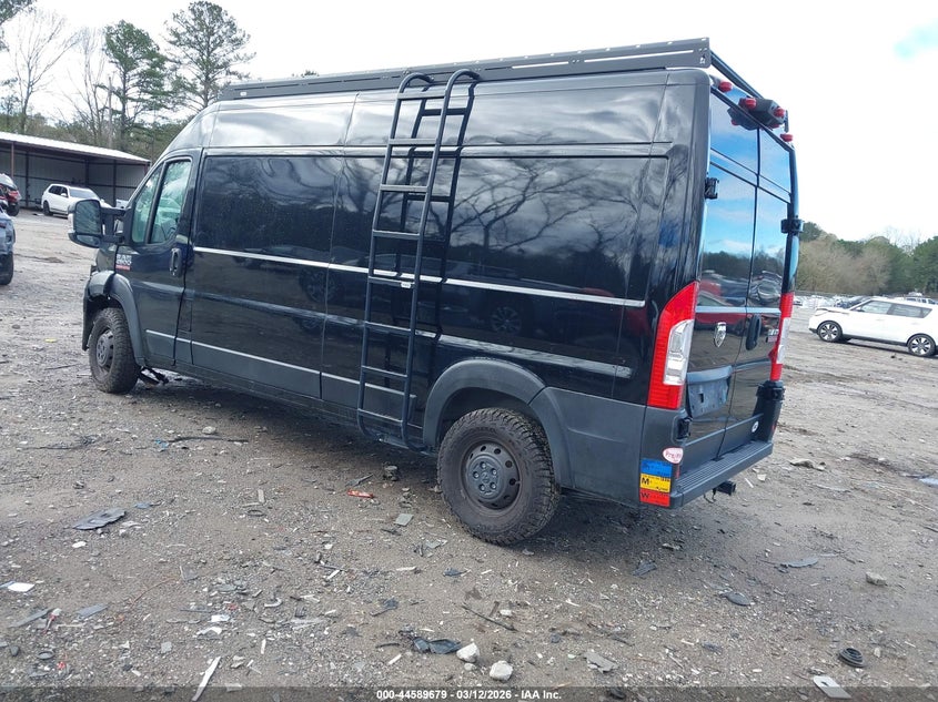 Vin: 3c6lrvdg4ne111468, lot: 45086583, ram promaster 2500 high roof 159 wb 20223