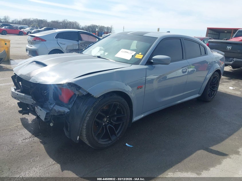 Vin: 2c3cdxgj1nh154880, lot: 45086836, dodge charger scat pack widebody 20222