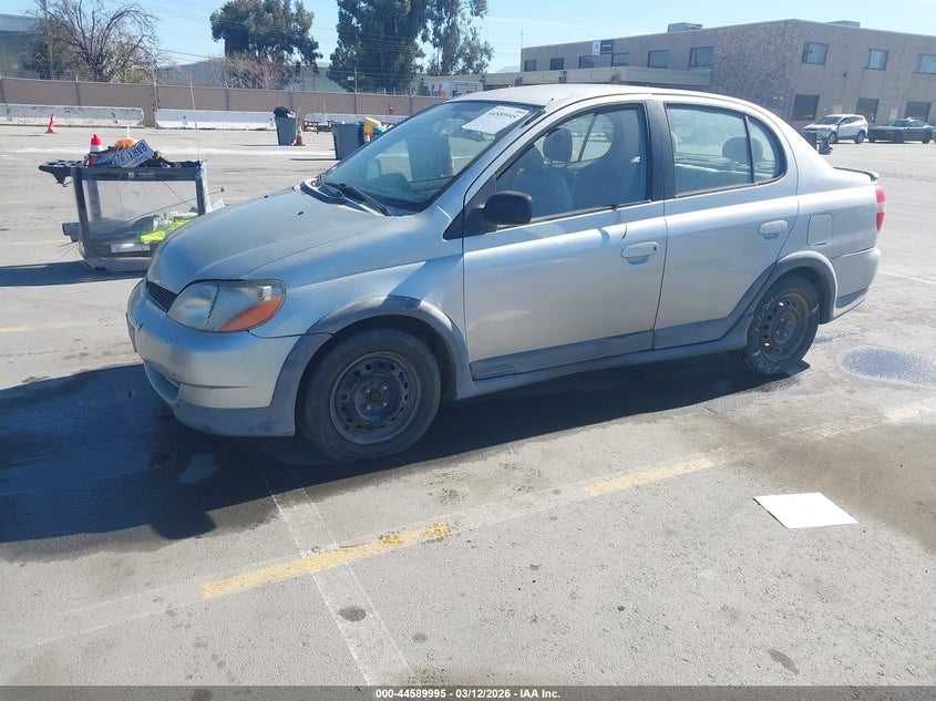 TOYOTA ECHO 2000 VIN JTDBT1236Y0098220