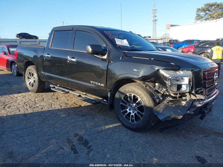 1N6AA1EFXMN520555 2021 Nissan Titan Sv 4X2 auction photo 1