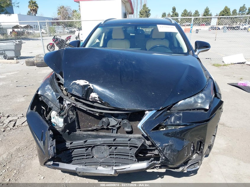 2017 Lexus Nx Nx Turbo VIN: JTJYARBZ0H2080705 Lot: 44590610