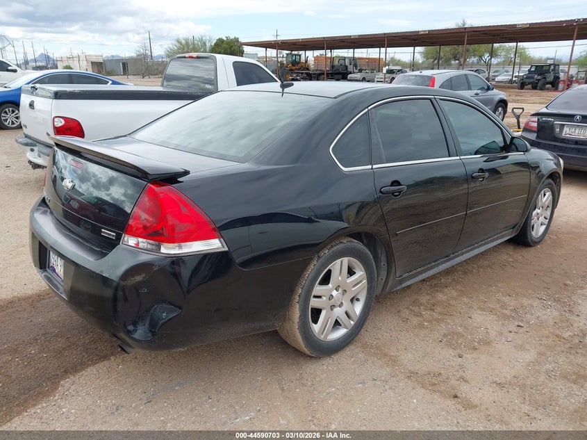2012 Chevrolet Impala 3.6 Lt black Lot 111044590703 Vin 2G1WG5E36C1134714