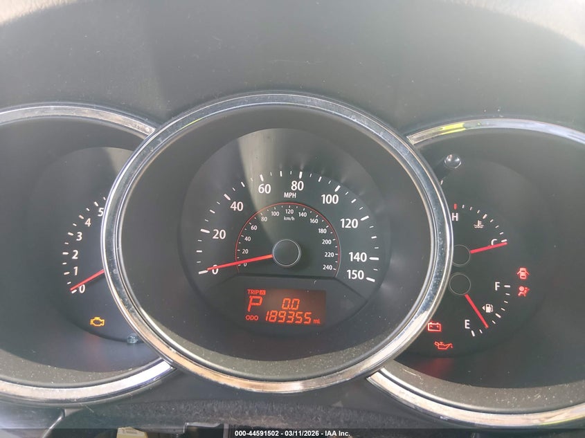 2011 KIA SORENTO SPORT UTILITY VEHICLE 2.4L I-4 DOHC, VVT, 175HP