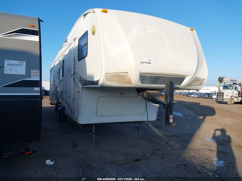 4YDF3102172504979 2007 Cougar 310Srx auction photo 1