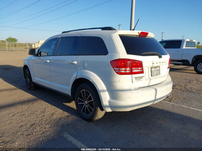 Vin: 3c4pdcab7ht573884, lot: 45089184, dodge journey se 20173