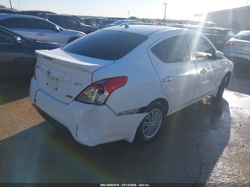Vin: 3n1cn7ap1fl941846, lot: 45089380, nissan versa 1.6 sv 20154