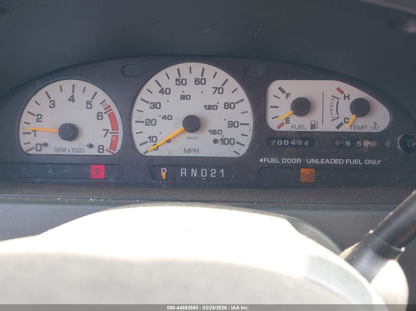 1999 Mercury Villager Estate/Sport VIN: 4M2XV11T5XDJ32604 Lot: 44592580