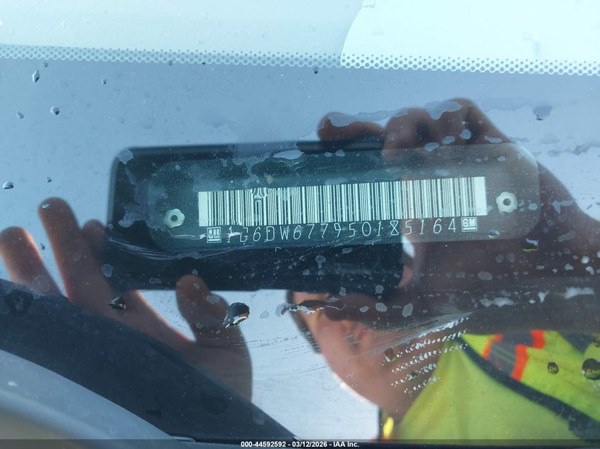 2005 Cadillac Sts V6 VIN: 1G6DW677950185164 Lot: 44592592