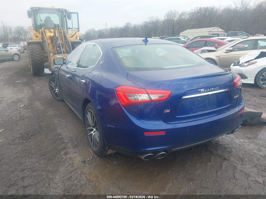 Vin: zam57rtaxf1139318, lot: 45089687, maserati ghibli s q4 20153