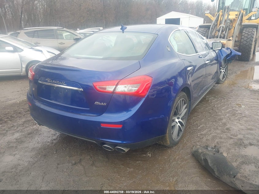 Vin: zam57rtaxf1139318, lot: 45089687, maserati ghibli s q4 20154