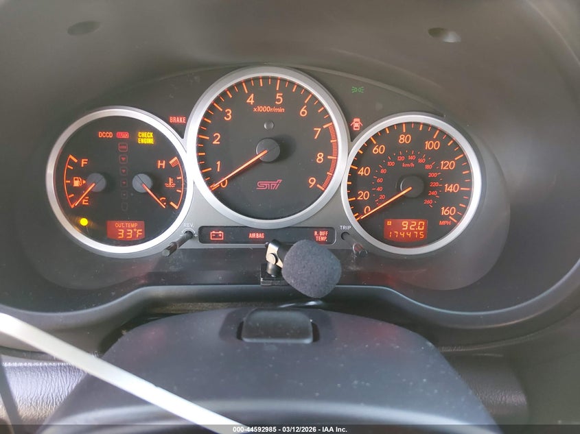 2004 Subaru Impreza Wrx Sti VIN: JF1GD70694L515122 Lot: 44592985