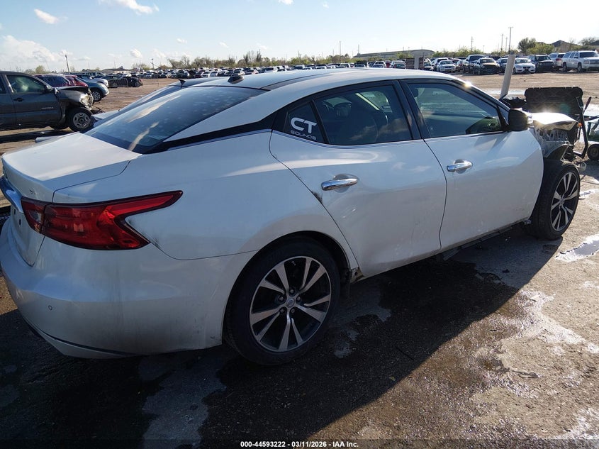 Vin: 1n4aa6ap4gc392852, lot: 45090150, nissan maxima 3.5 sl 20164