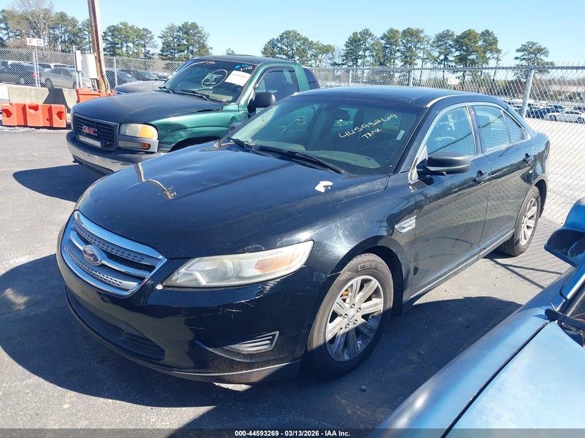 1FAHP2DW9CG111267 2012 Ford Taurus 3.5 Se black