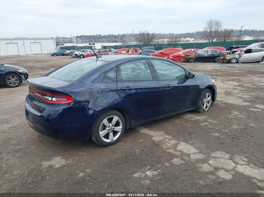 Vin: 1c3cdfbb8gd538231, lot: 45090335, dodge dart sxt 20164