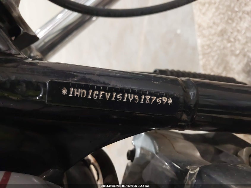 2001 Harley-Davidson Fxdwg VIN: 1HD1GEV151Y318759 Lot: 44593623