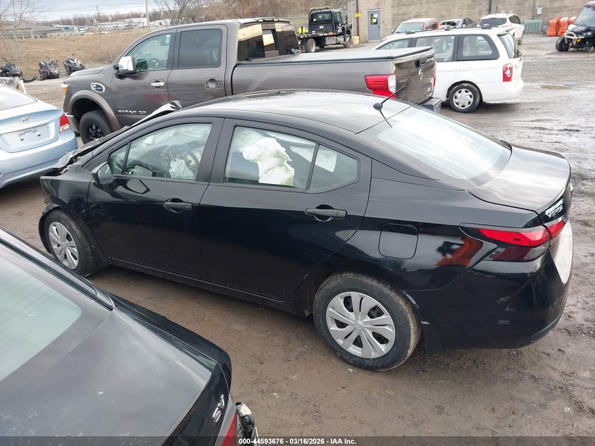 2022 Nissan Versa 1.6 S Xtronic Cvt VIN: 3N1CN8DV2NL823481 Lot: 44593676