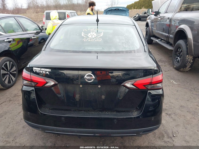 2022 Nissan Versa 1.6 S Xtronic Cvt VIN: 3N1CN8DV2NL823481 Lot: 44593676