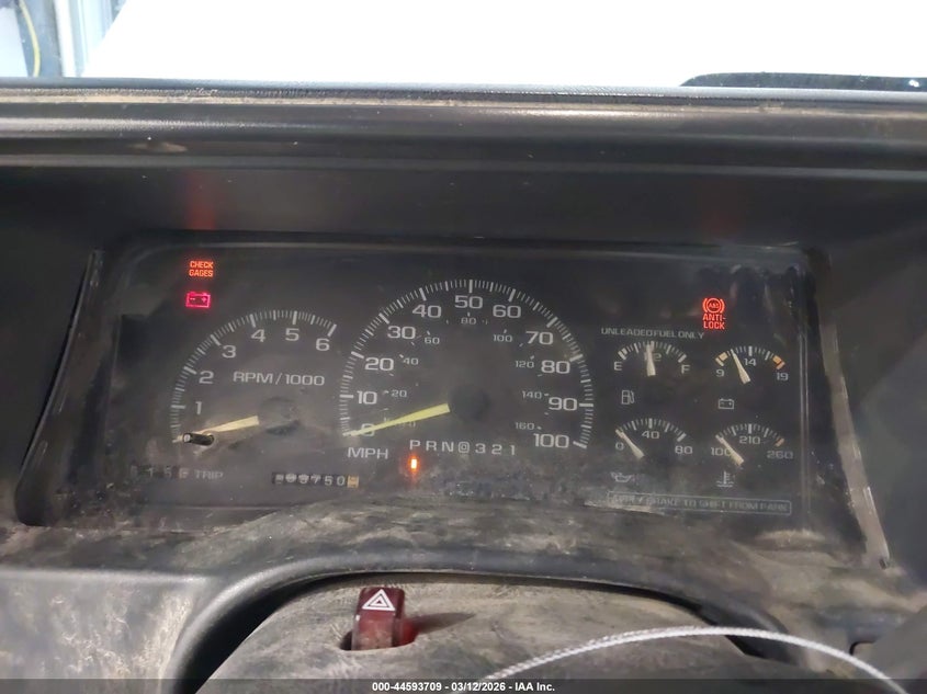 CHEVROLET K2500 1999 VIN 1GCGK24R3XR710271