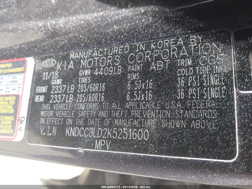 VIN KNDCC3LD2K5251600 2019 KIA NIRO PLUG-IN HYBRID EX PREMIUM