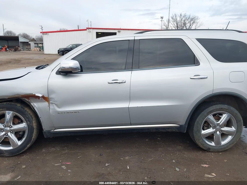 1C4RDHEG7CC109168 2012 Dodge Durango 3.6 Citadel silver