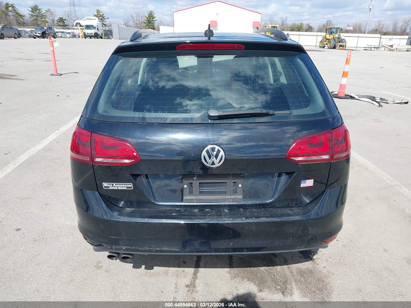 2016 Volkswagen Golf Sportwagen Tsi S 4-Door VIN: 3VWC17AU9GM507763 Lot: 44594663
