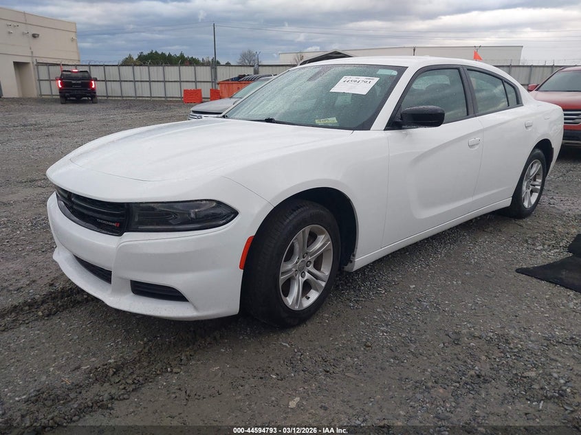 Vin: 2c3cdxbgxph528742, lot: 45091721, dodge charger sxt 20232