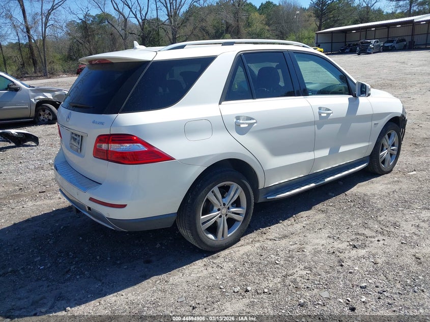 2012 Mercedes-Benz Ml 350 4Matic